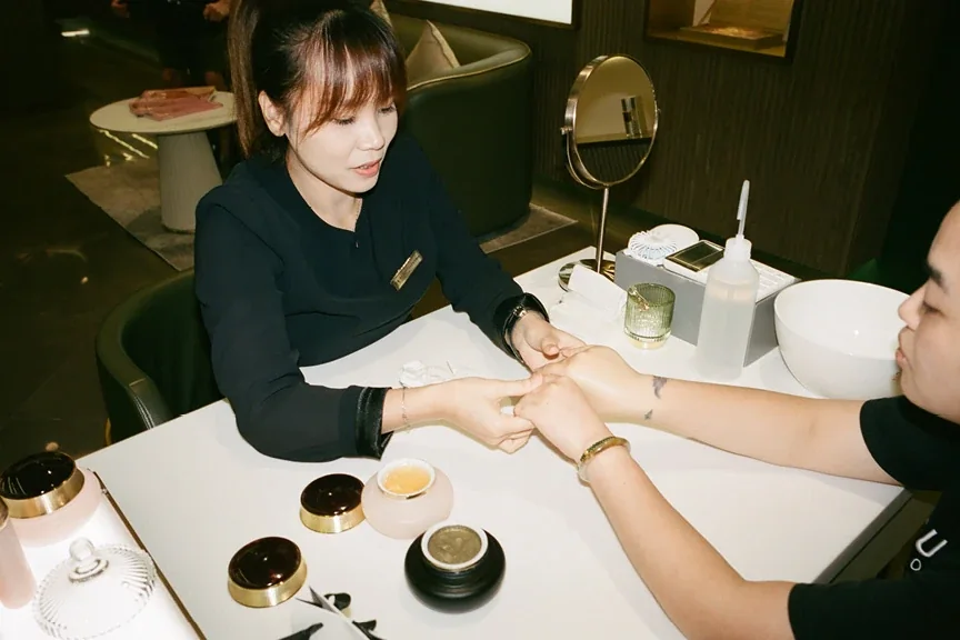 A personal skincare consultation